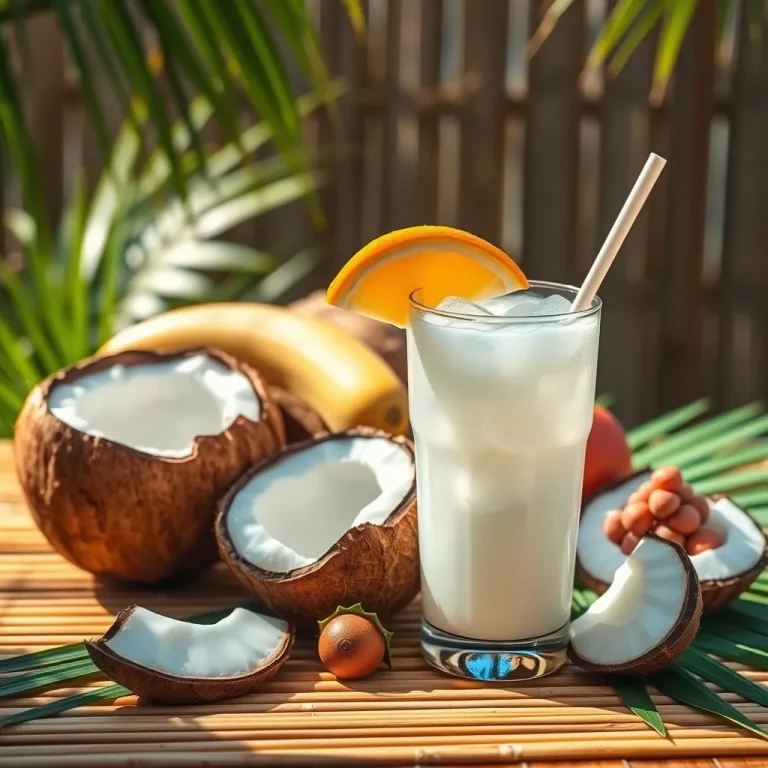 Recettes rafraîchissantes à base d’eau de coco