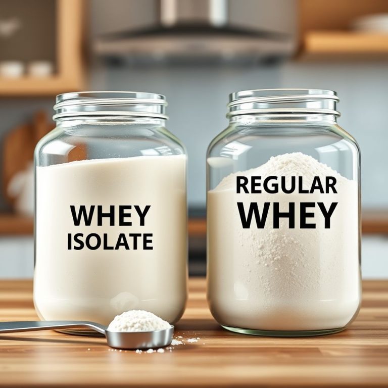 Whey isolate vs whey concentrée : les différences
