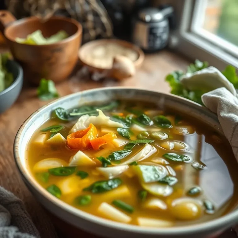 Soupe régime chou : recette minceur rapide en 30 min