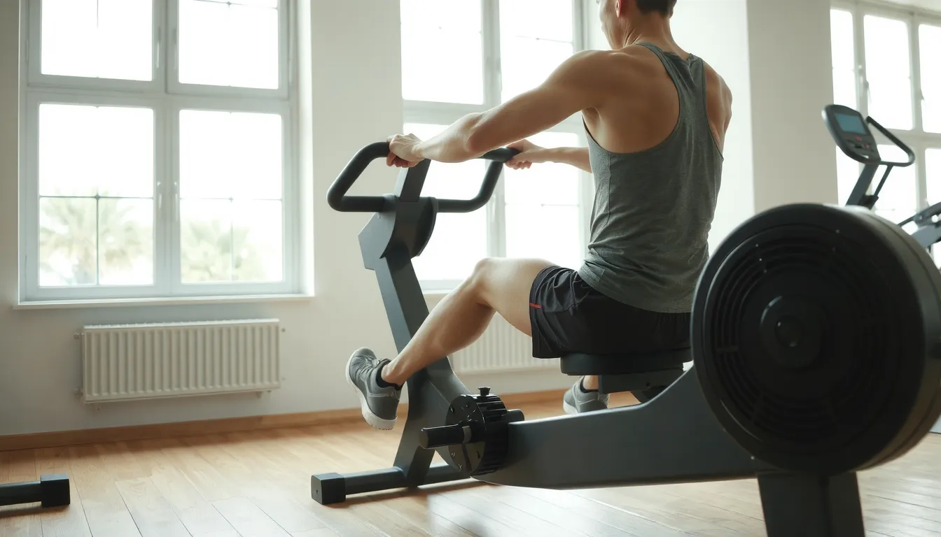 quel muscle fait travailler le rameur