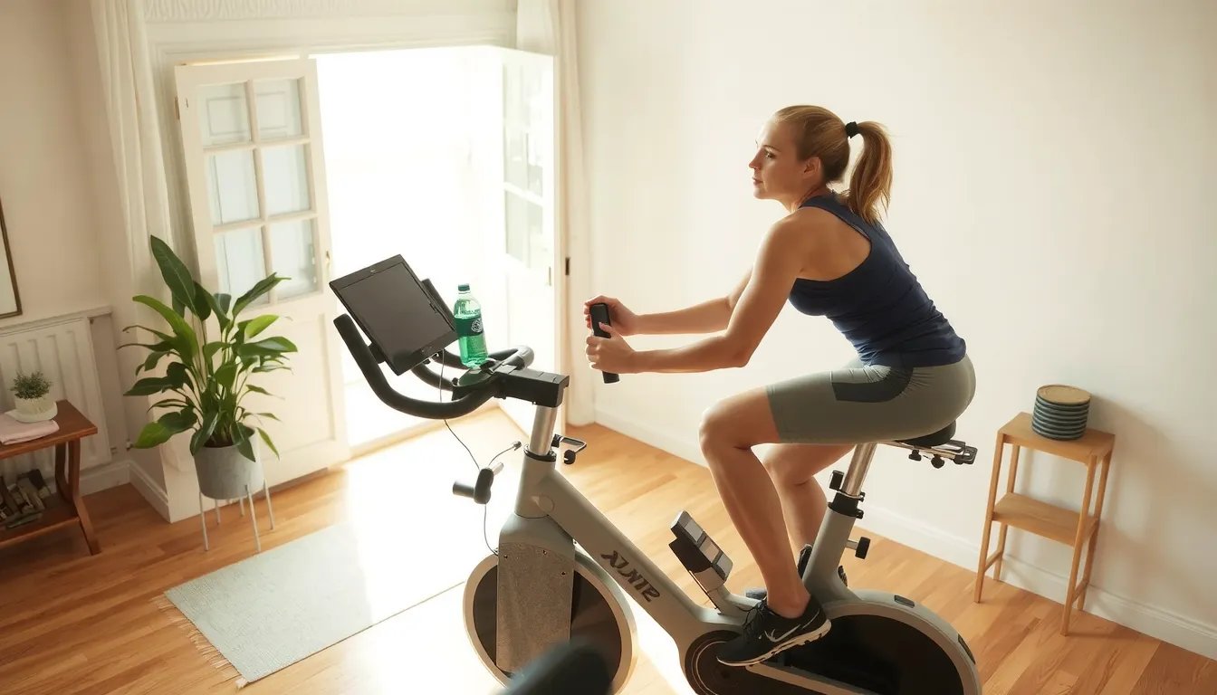 1h de vélo dappartement par jour resultat